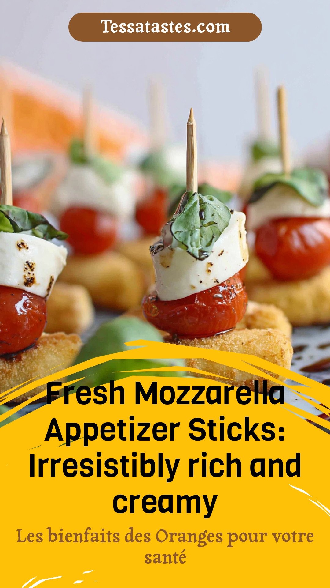 Fresh Mozzarella Appetizer Sticks: Irresistibly rich and creamy