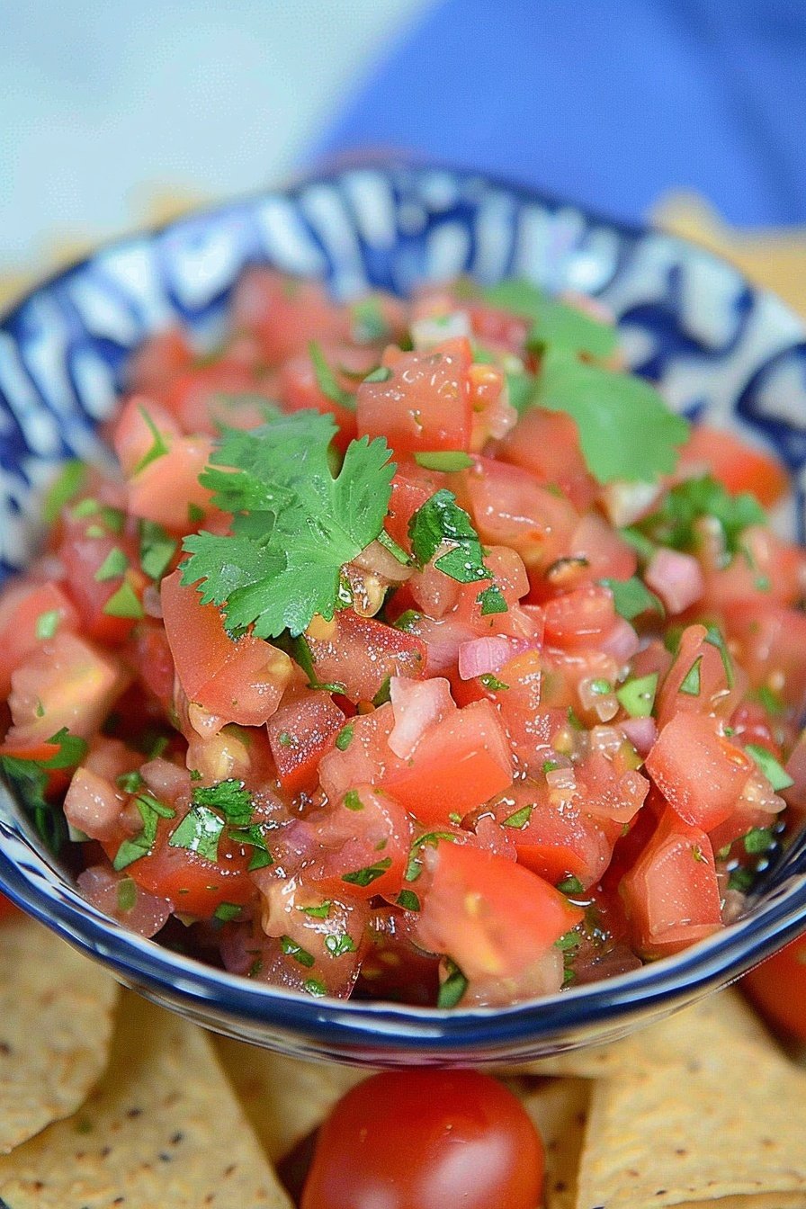 Fresh Tomato Salsa: Bright, garden-fresh fiesta.