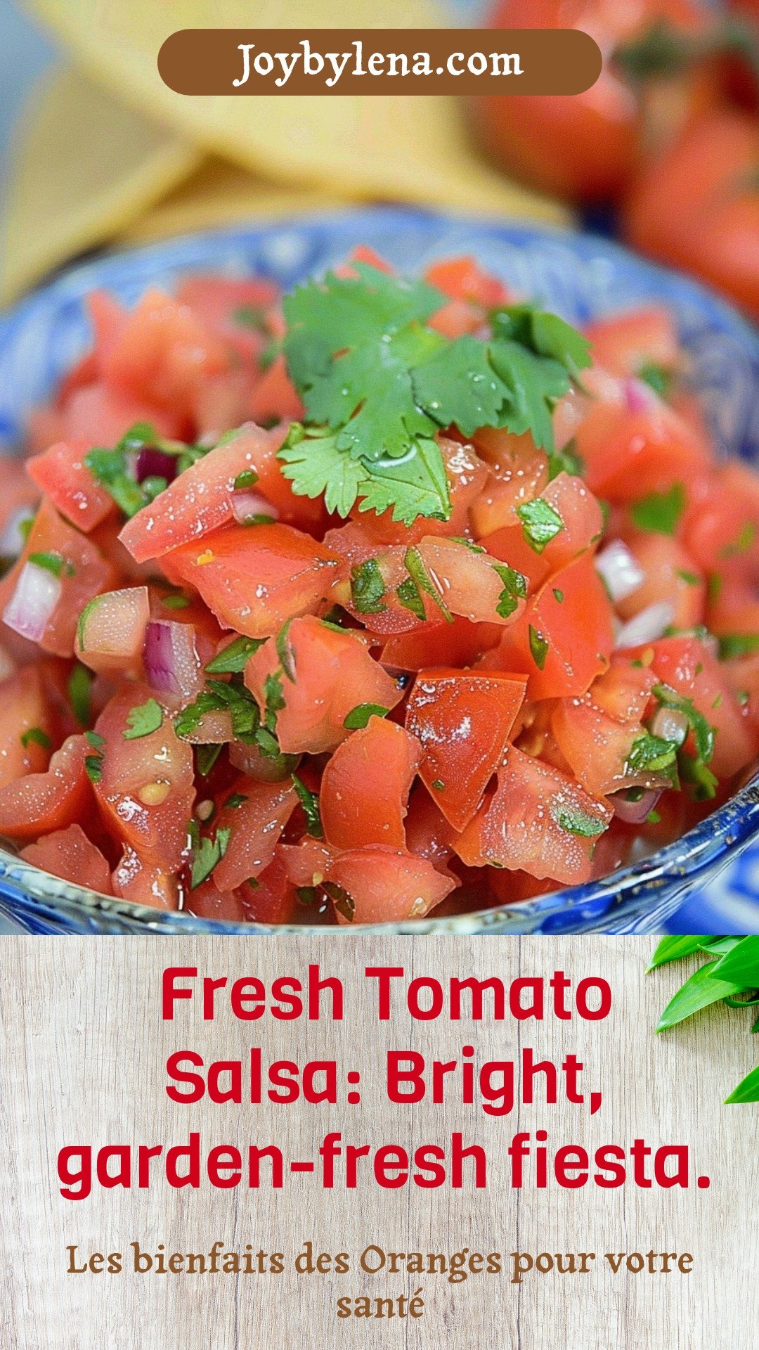 Fresh Tomato Salsa: Bright, garden-fresh fiesta.