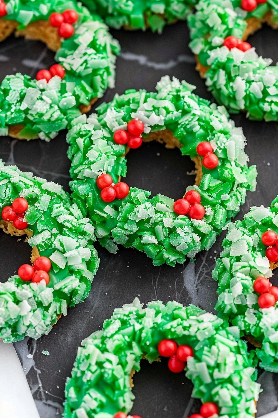 Frosted Holiday Rings: Glazed Spiced Wreath Delights