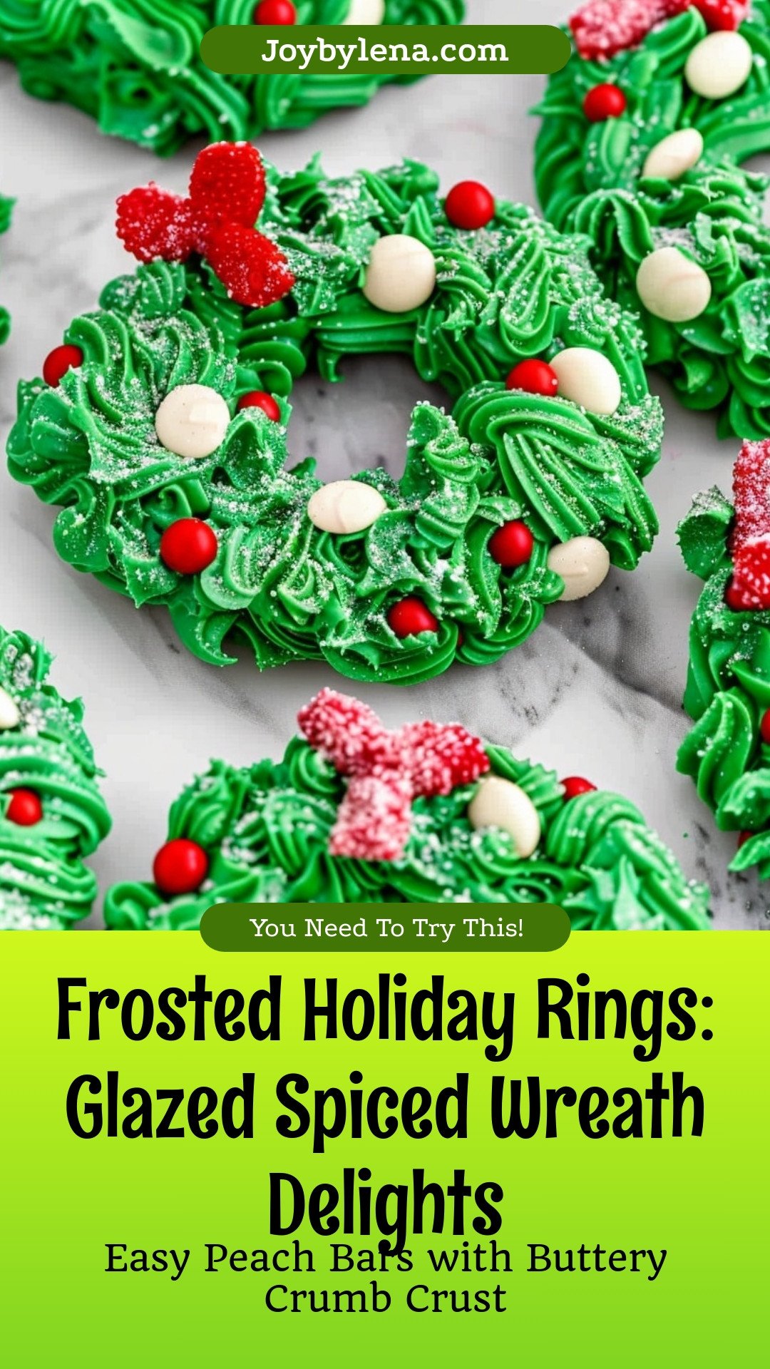 Frosted Holiday Rings: Glazed Spiced Wreath Delights