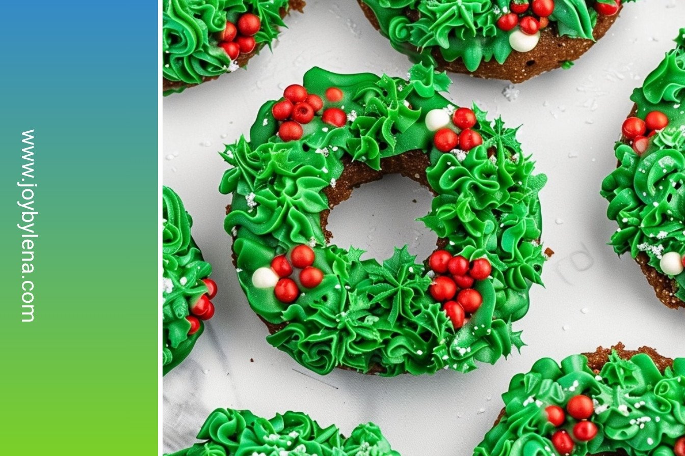 Frosted Holiday Rings: Glazed Spiced Wreath Delights: