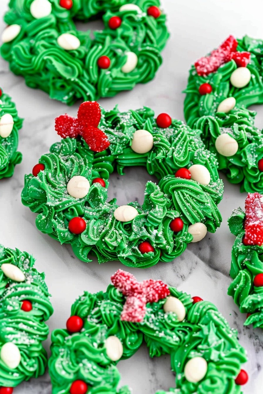 Frosted Holiday Rings: Glazed Spiced Wreath Delights