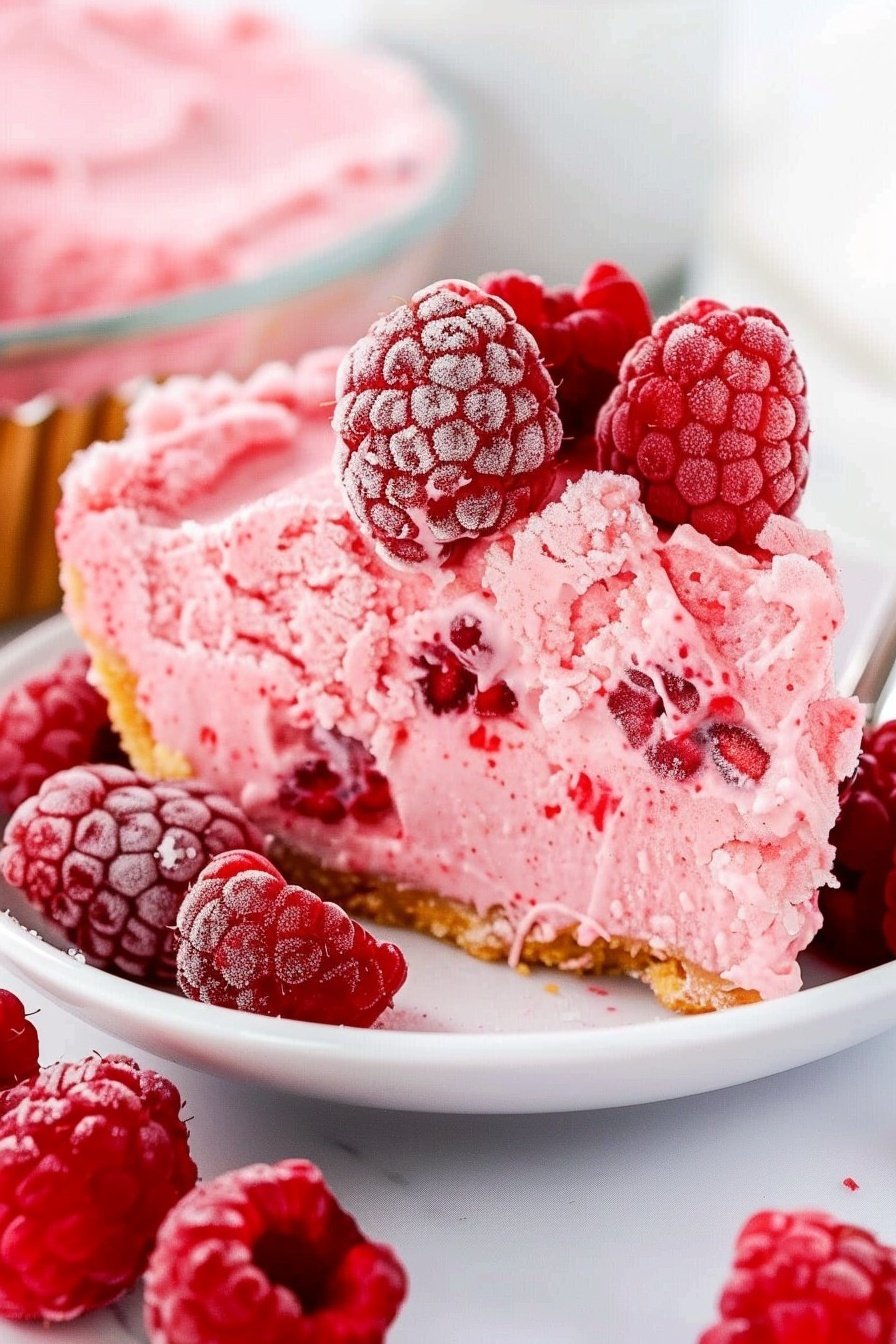 Frozen Raspberry Delight: A burst of berry bliss.