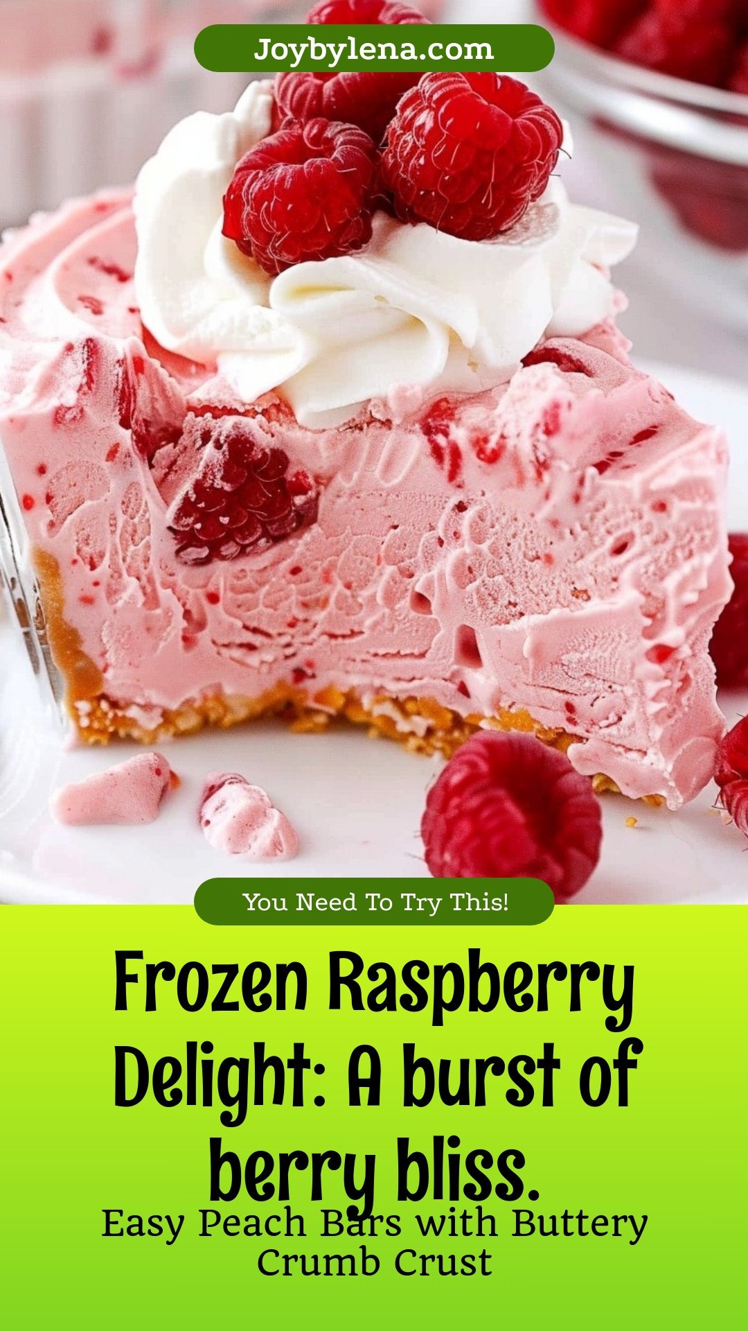 Frozen Raspberry Delight: A burst of berry bliss.