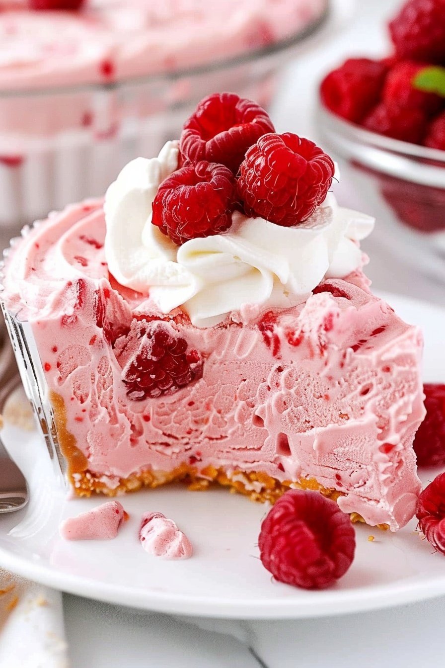 Frozen Raspberry Delight: A burst of berry bliss.