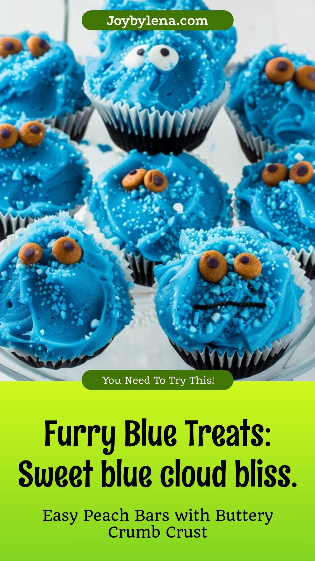 Furry Blue Treats: Sweet blue cloud bliss.
