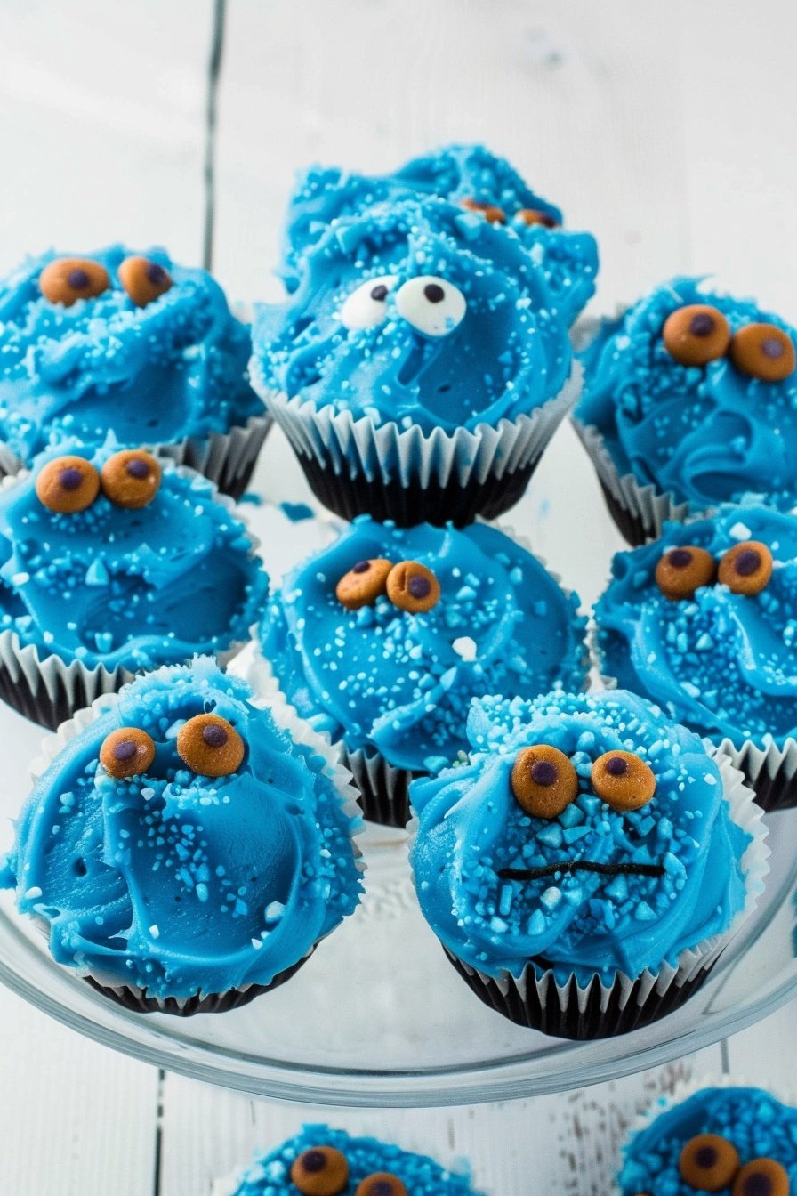 Furry Blue Treats: Sweet blue cloud bliss.