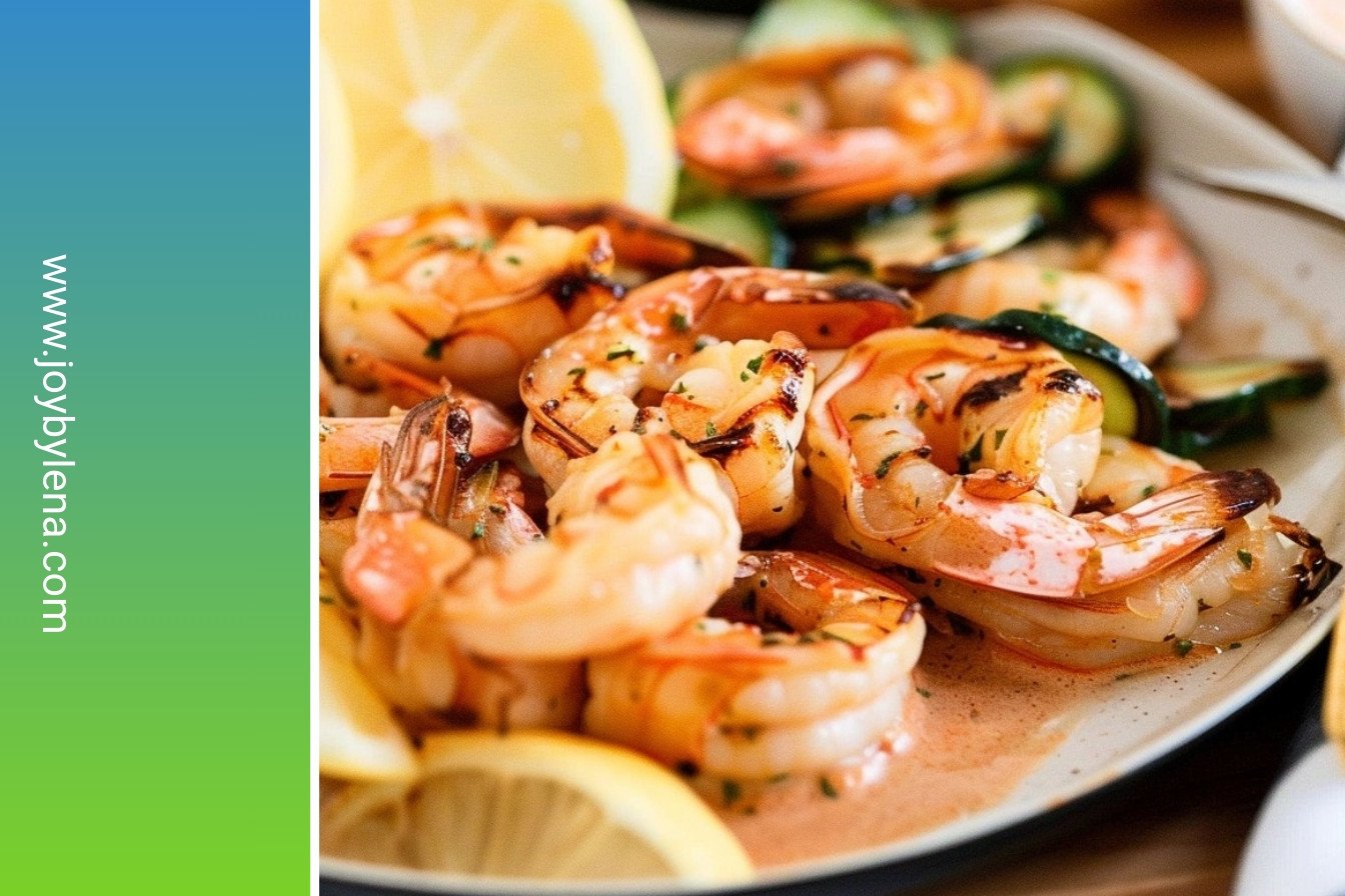 Garlic Butter Prawn Delight: Succulent Garlic Butter Glaze:
