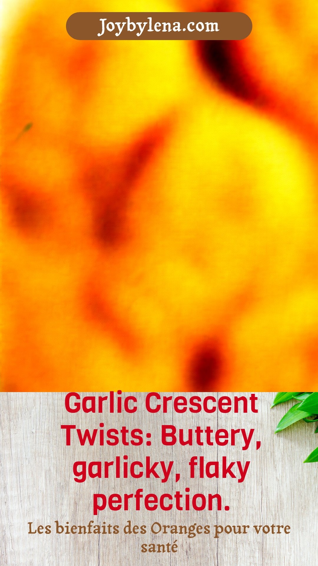 Garlic Crescent Twists: Buttery, garlicky, flaky perfection.
