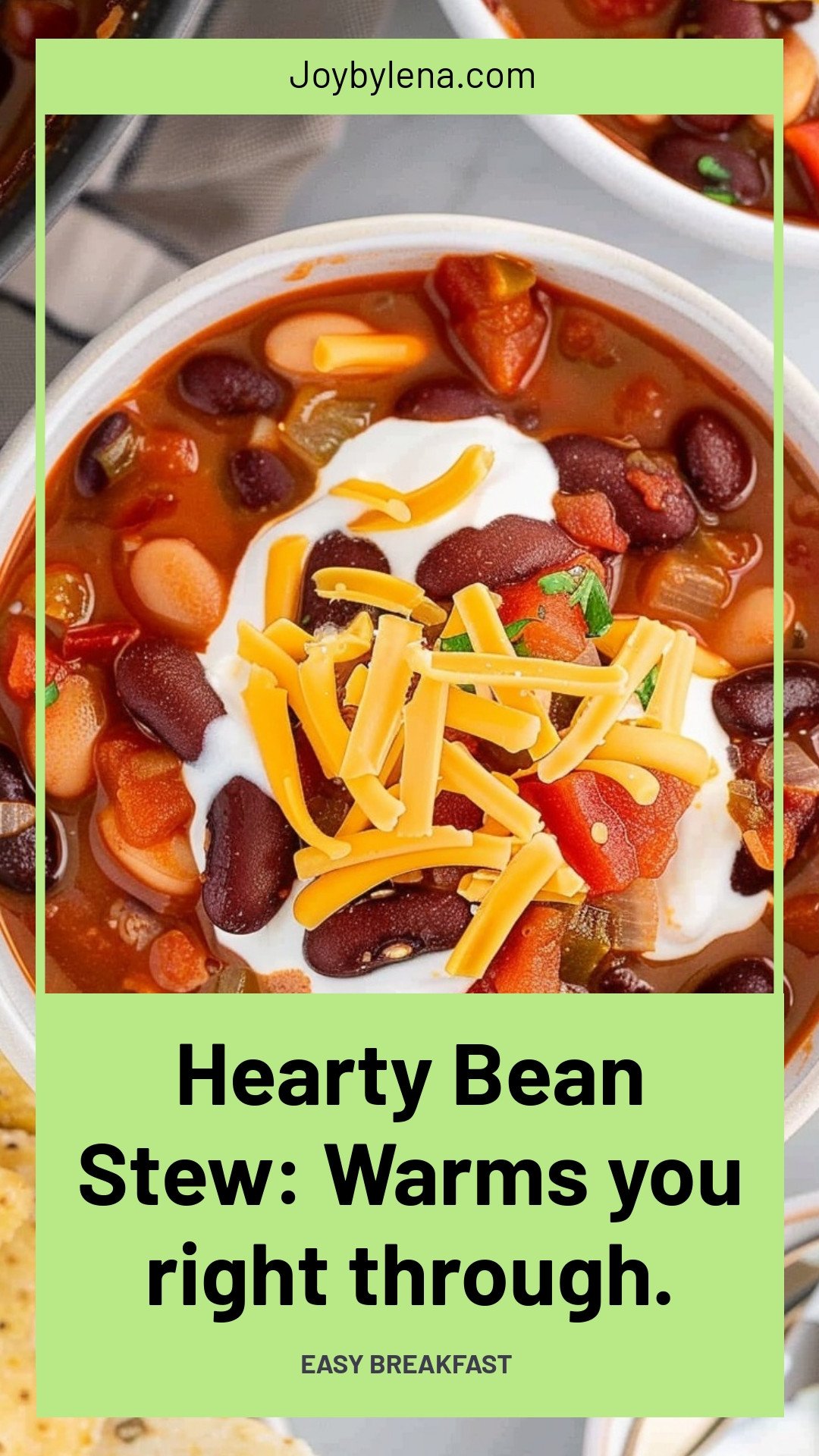 Hearty Bean Stew: Warms you right through.