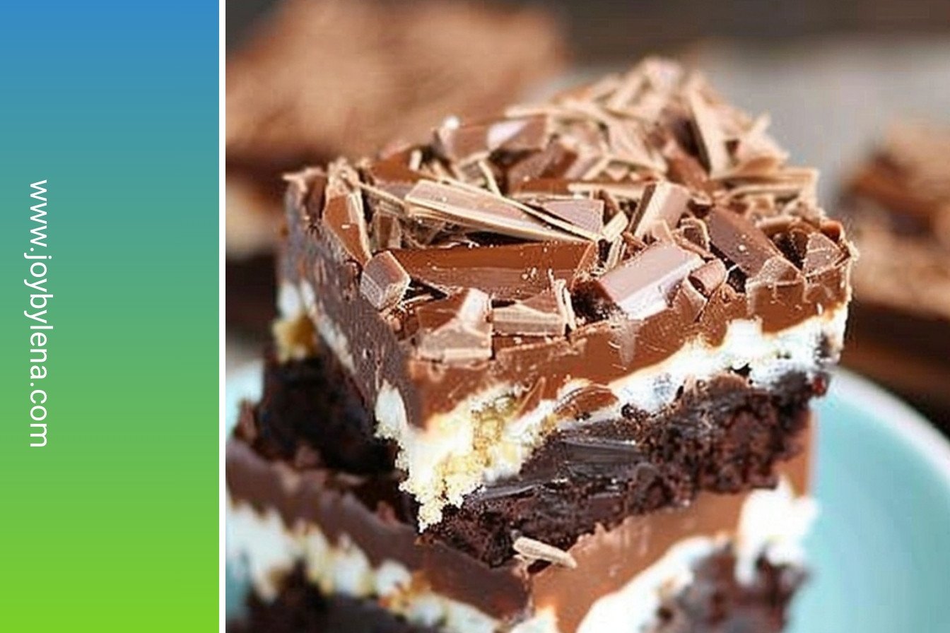 Heavenly Chocolate Squares: Decadent fudge layers await.: