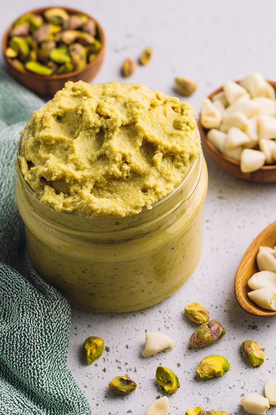 Homemade Pistachio Spread: Tender, juicy, and flavorful.