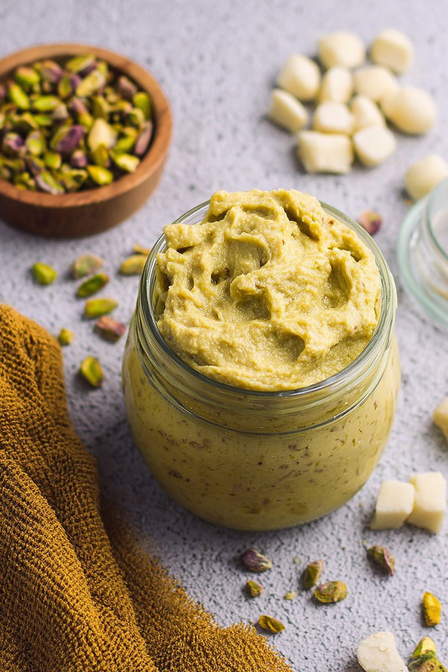 Homemade Pistachio Spread: Tender, juicy, and flavorful.