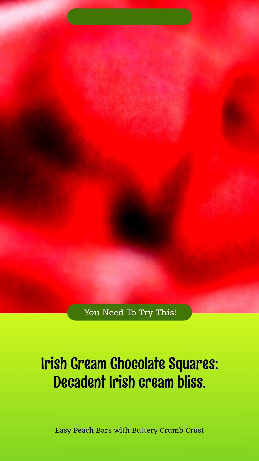 Irish Cream Chocolate Squares: Decadent Irish cream bliss.