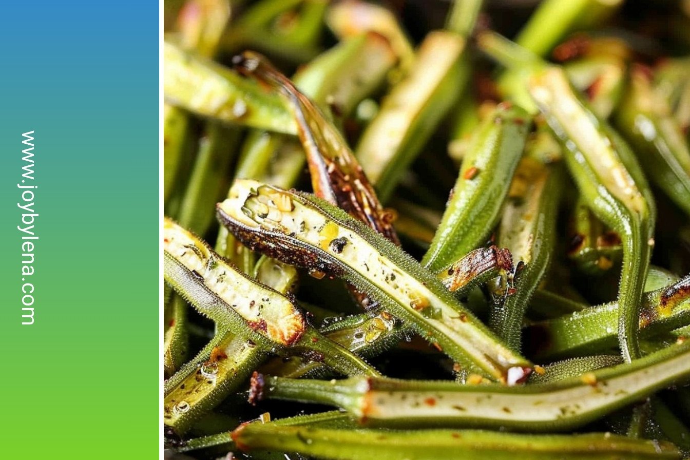 Lemon Herb Okra Bake: Herb-kissed golden perfection: