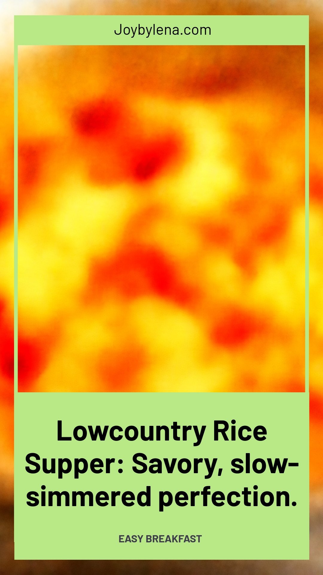 Lowcountry Rice Supper: Savory, slow-simmered perfection.