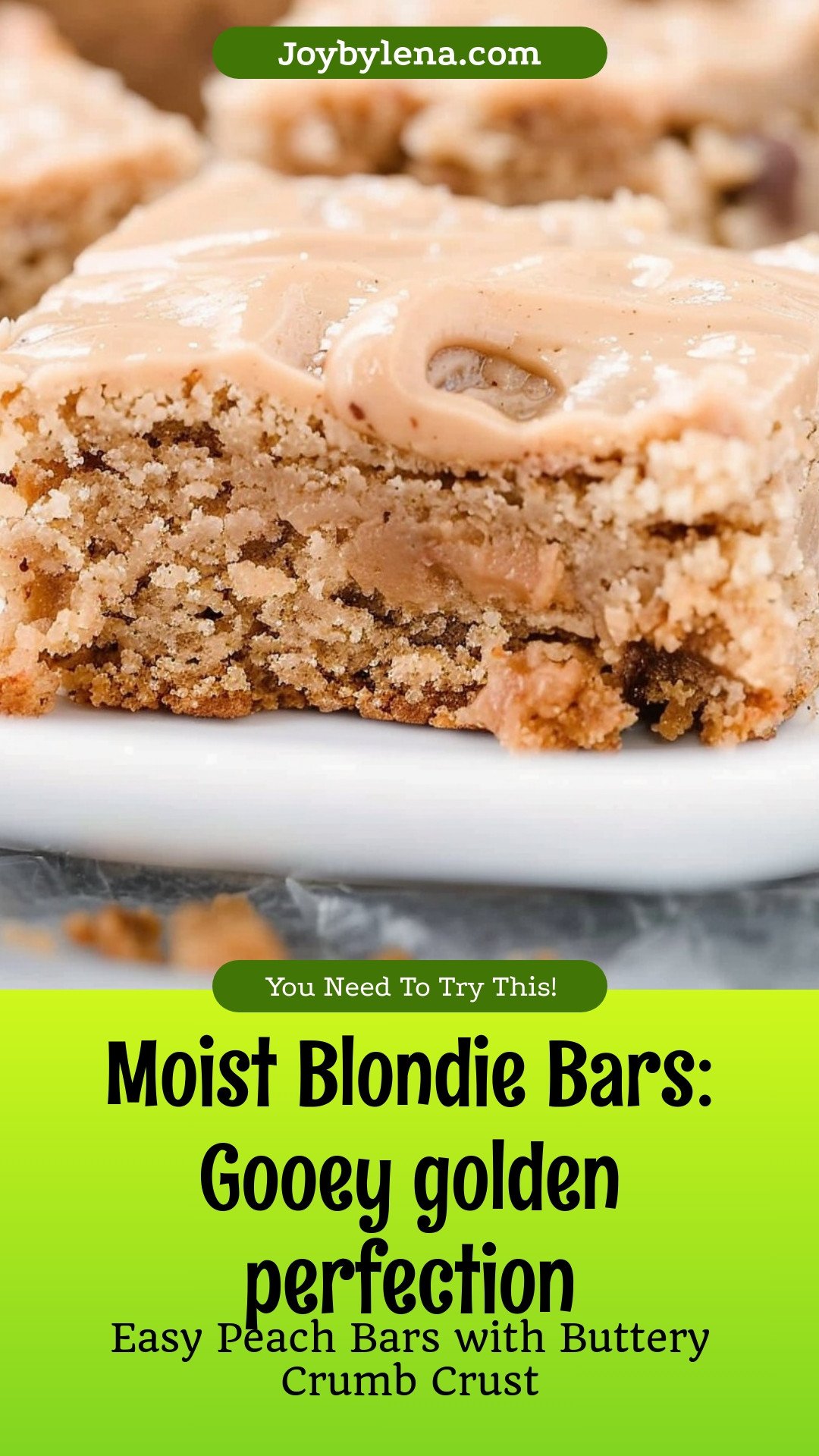 Moist Blondie Bars: Gooey golden perfection