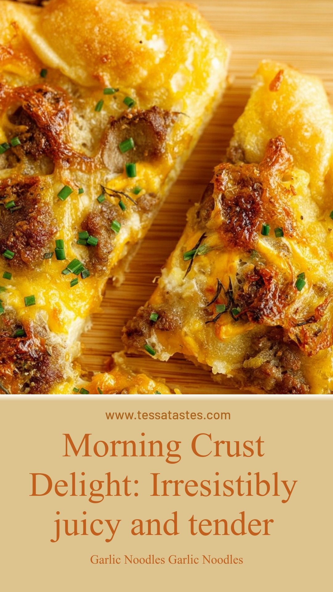 Morning Crust Delight: Irresistibly juicy and tender