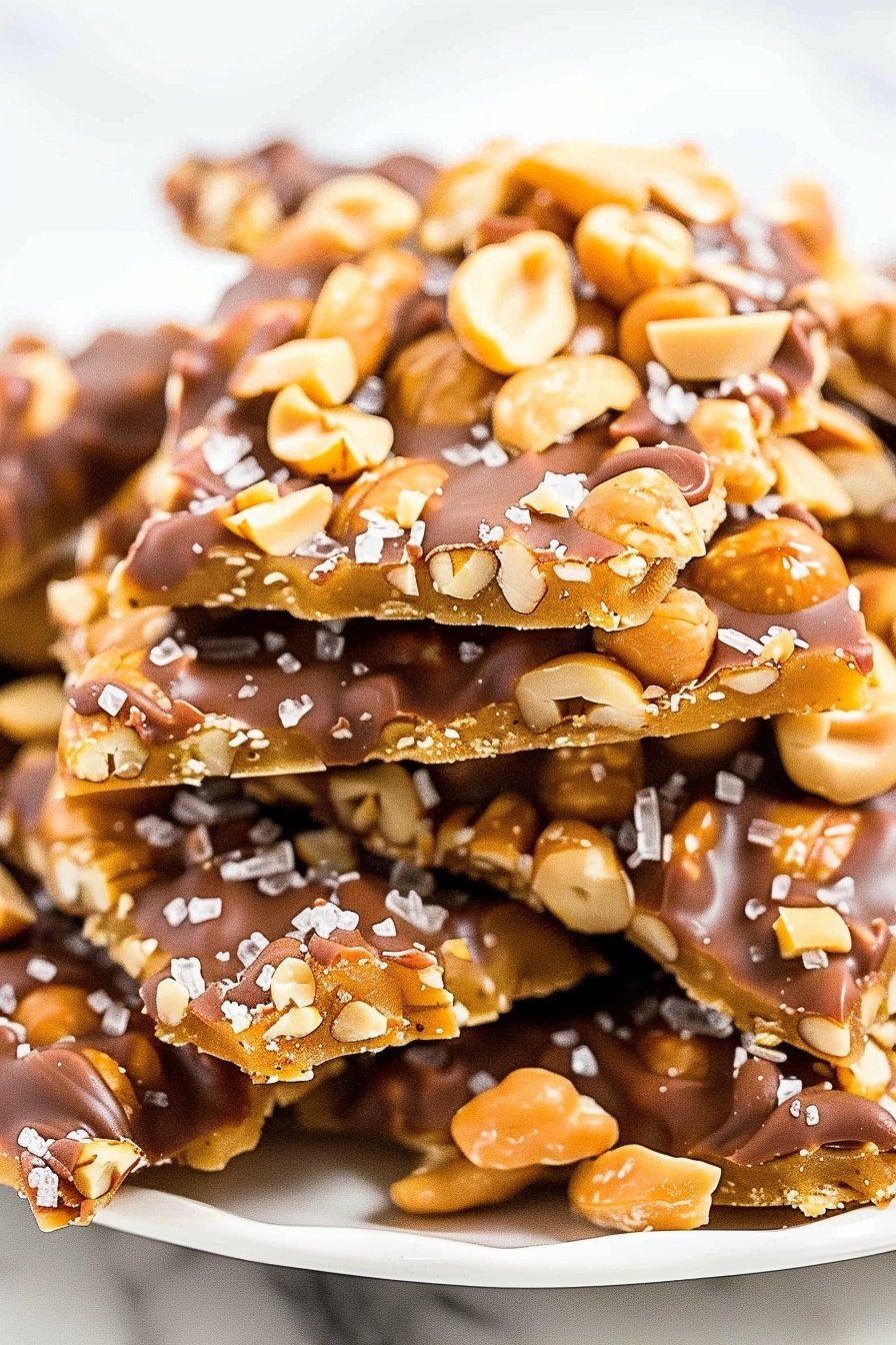 Nutty Brittle Crunch: Irresistibly nutty, perfectly crunchy.