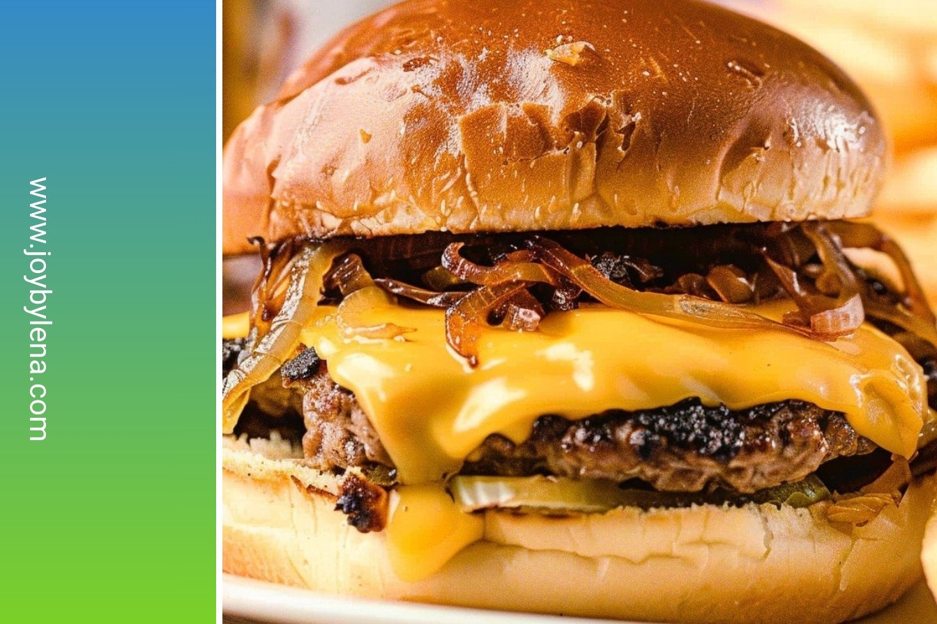 Oklahoma Onion Smash Burger: Savory onion-infused perfection: