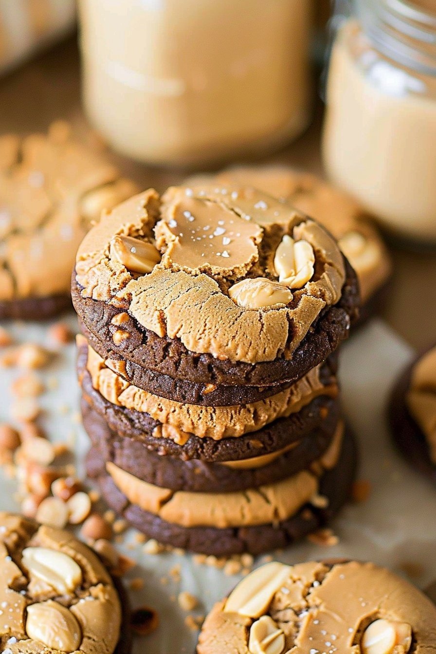 Peanut Butter Cookie Delights: Warm, melty, irresistible bliss.