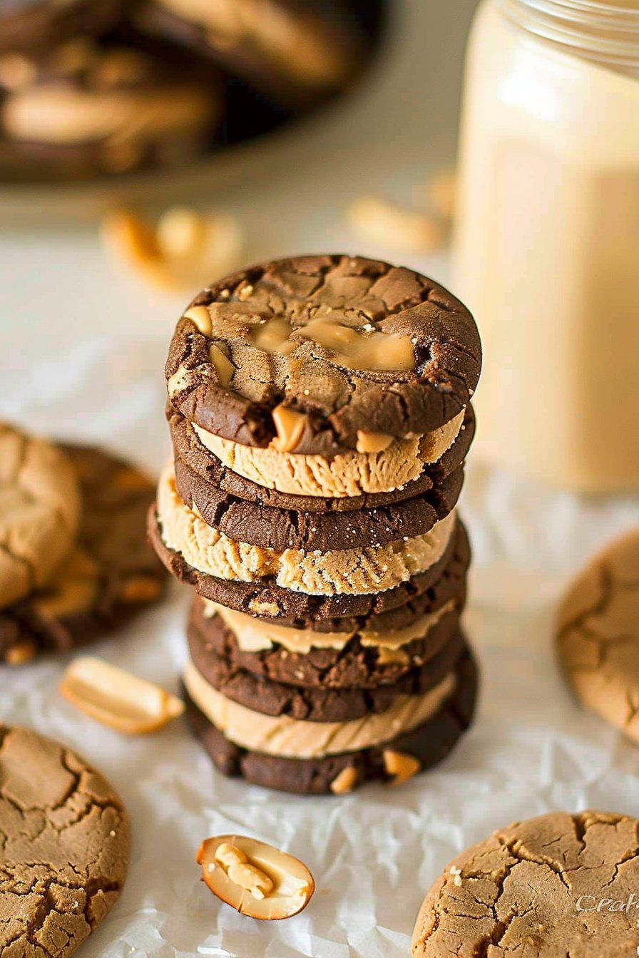 Peanut Butter Cookie Delights: Warm, melty, irresistible bliss.