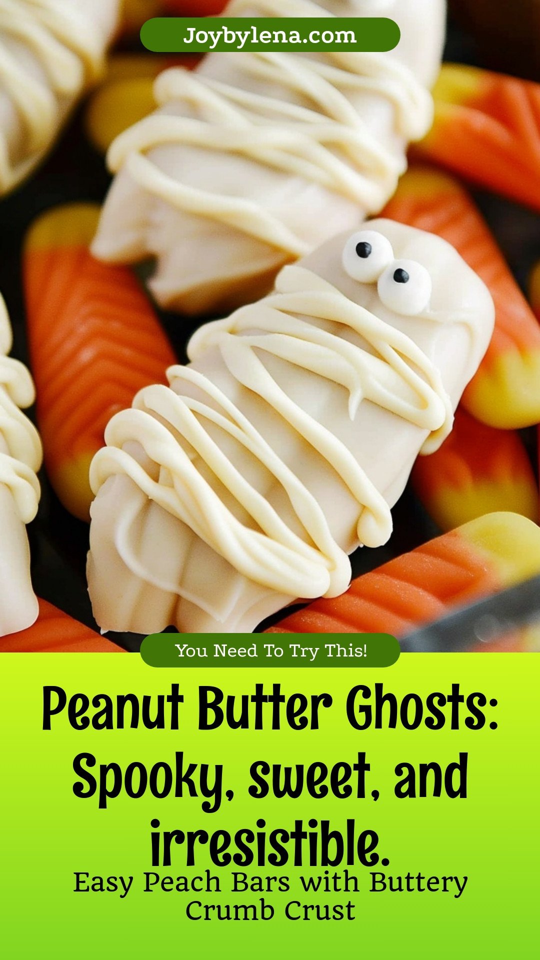 Peanut Butter Ghosts: Spooky, sweet, and irresistible.