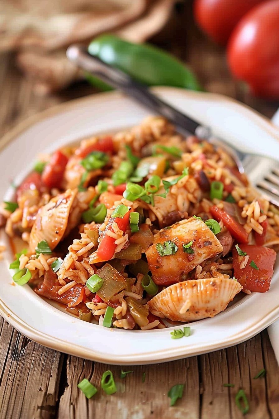 Quick Jambalaya Supper: A spicy, savory feast.