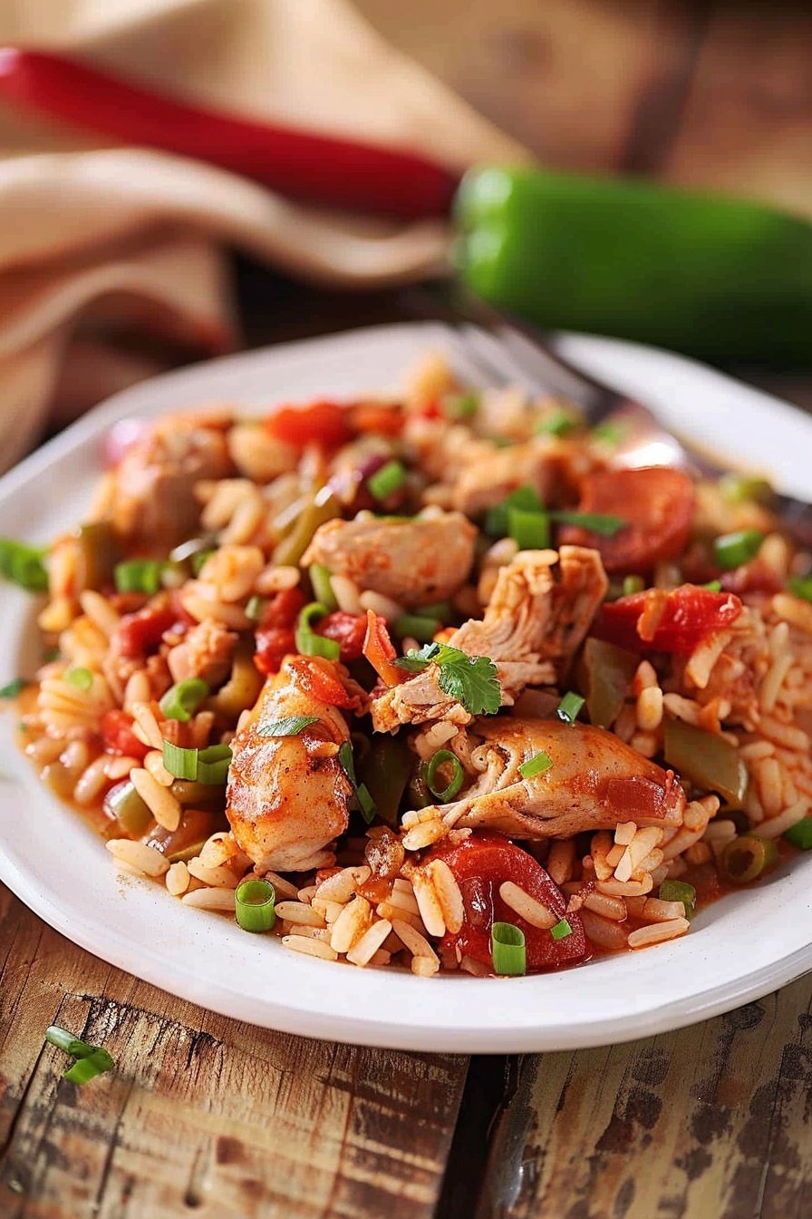 Quick Jambalaya Supper: A spicy, savory feast.