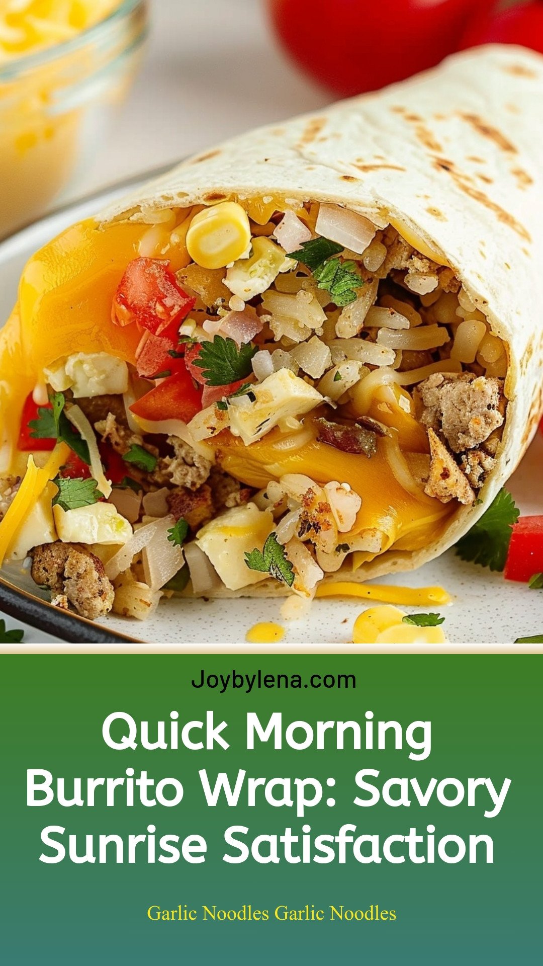 Quick Morning Burrito Wrap: Savory Sunrise Satisfaction
