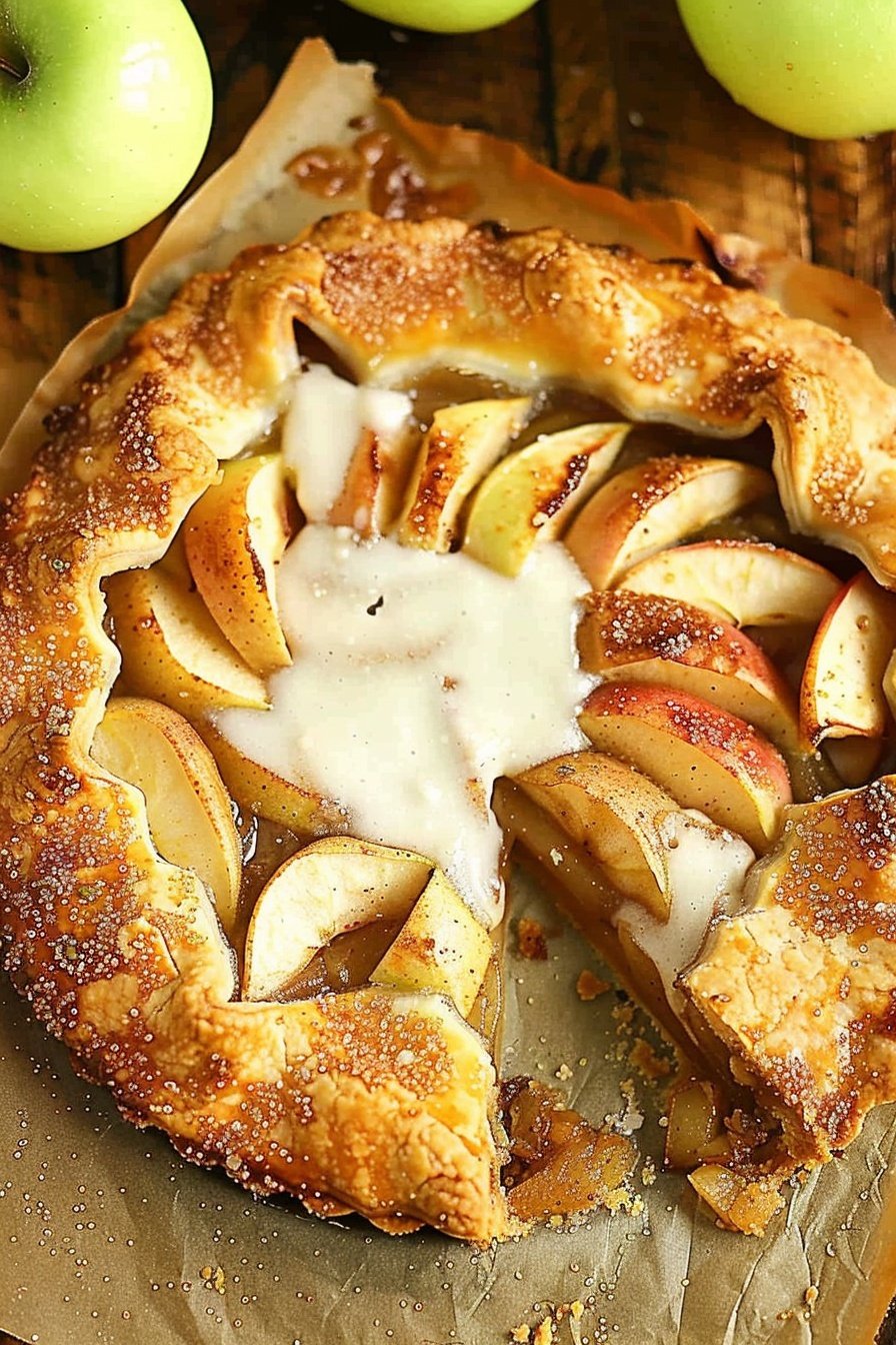 Rustic Apple Tart: Golden-crusted spiced perfection