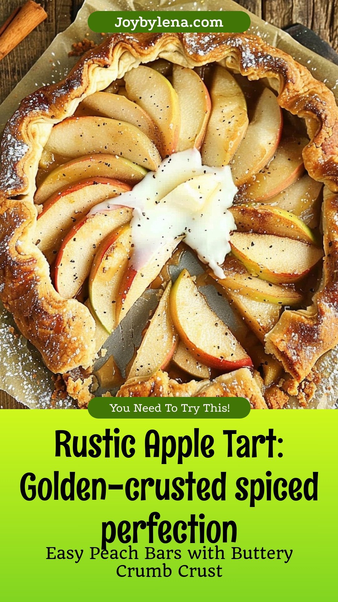 Rustic Apple Tart: Golden-crusted spiced perfection