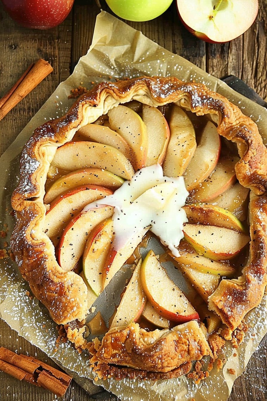 Rustic Apple Tart: Golden-crusted spiced perfection