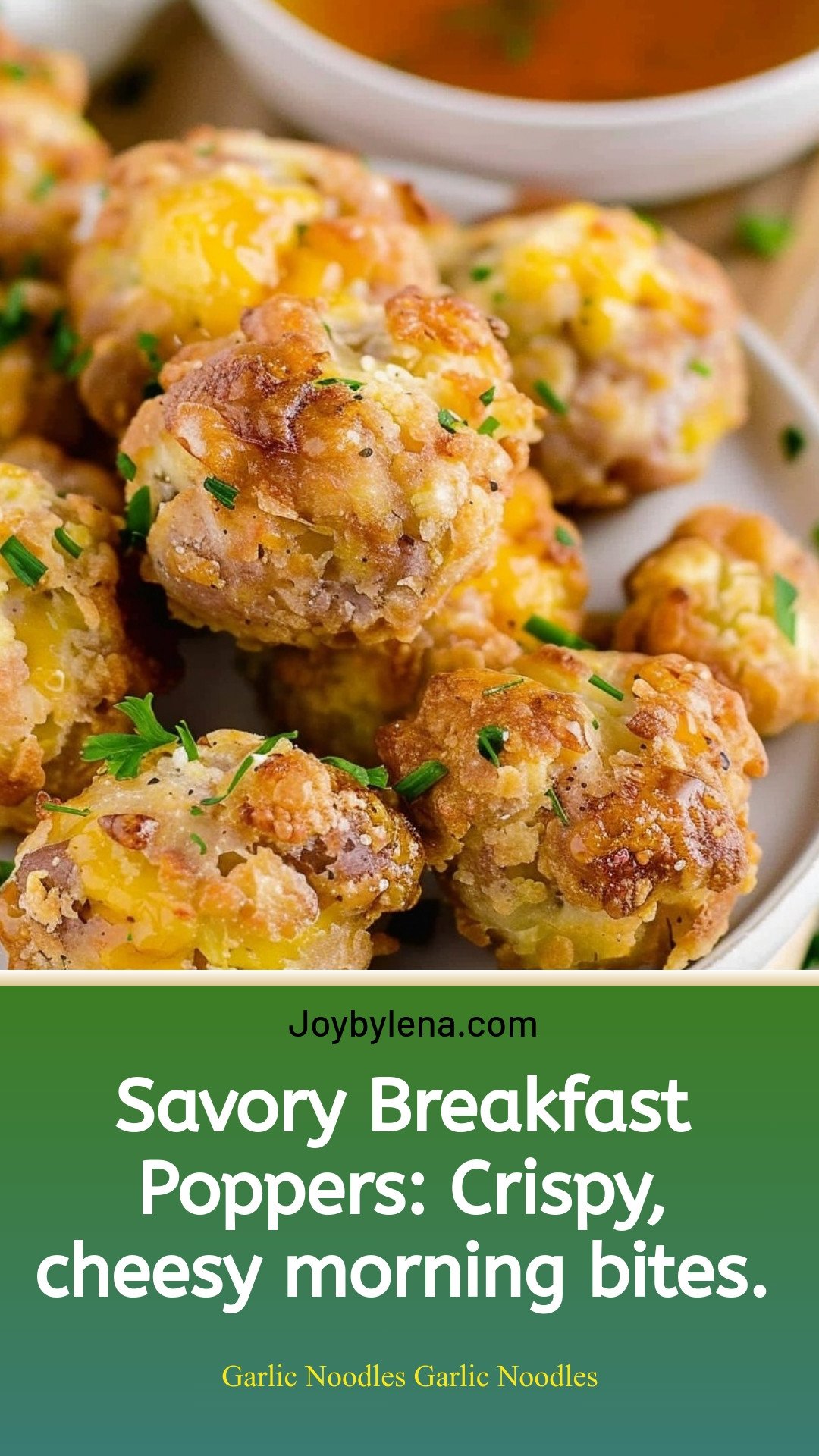 Savory Breakfast Poppers: Crispy, cheesy morning bites.