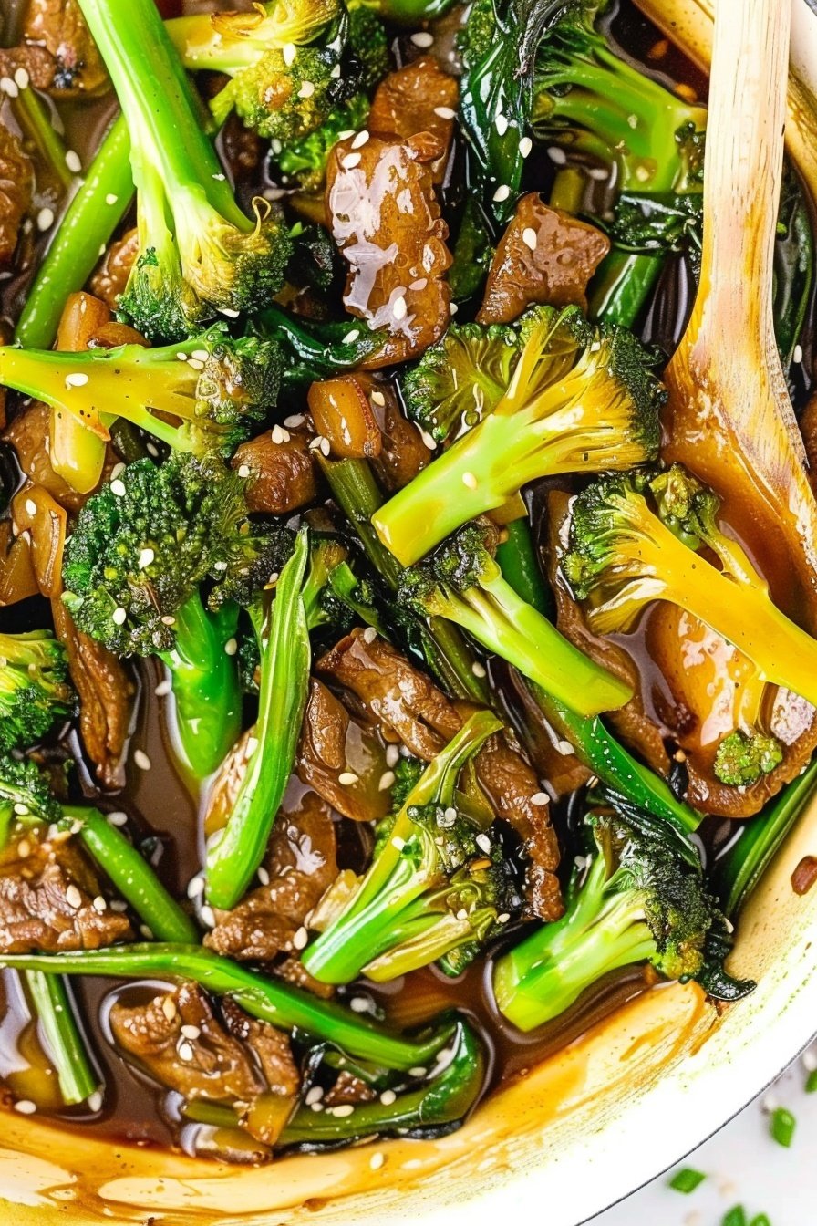 Savory Green Stir Fry: Garlicky greens, tender-crisp perfection.