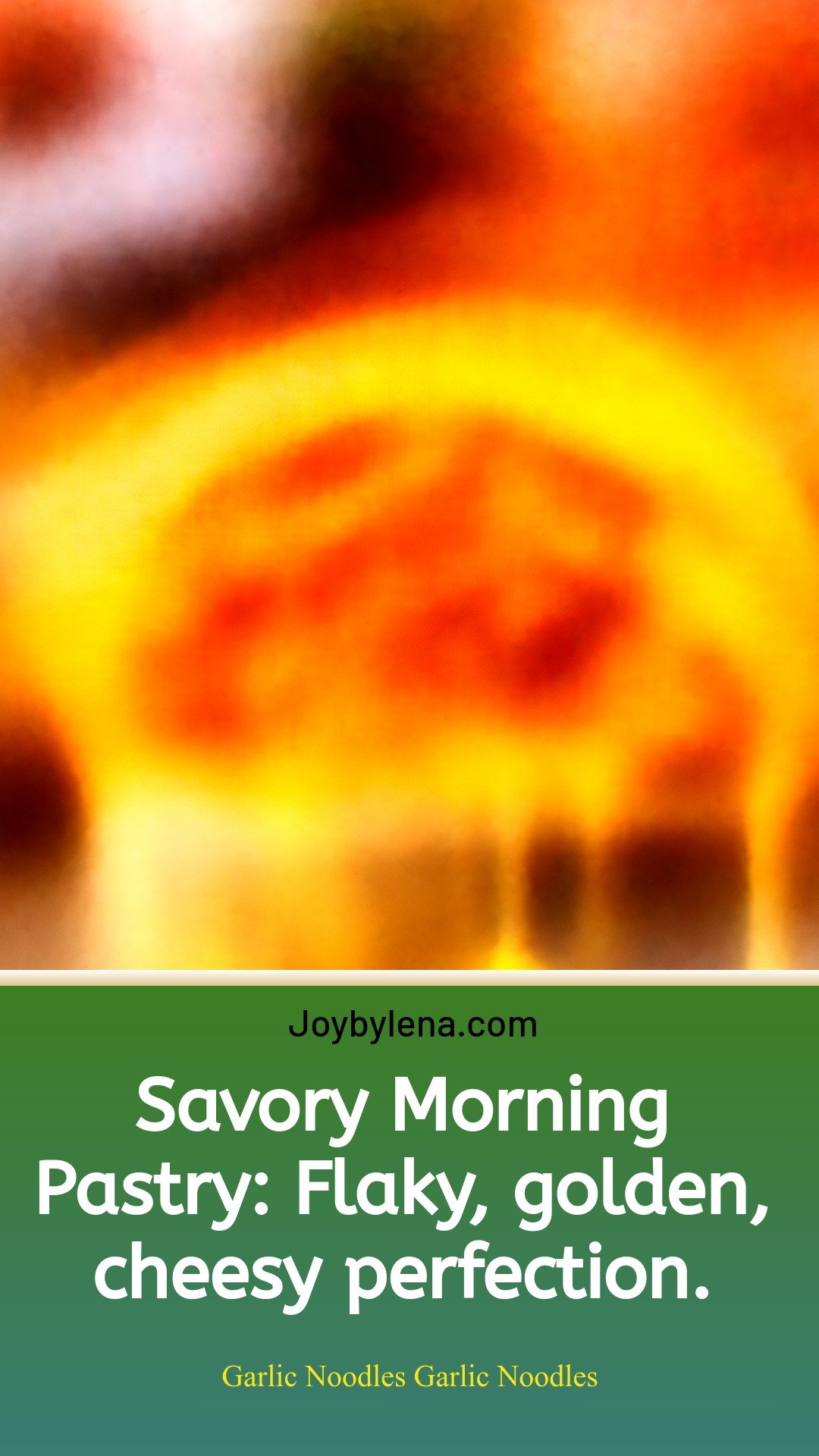 Savory Morning Pastry: Flaky, golden, cheesy perfection.