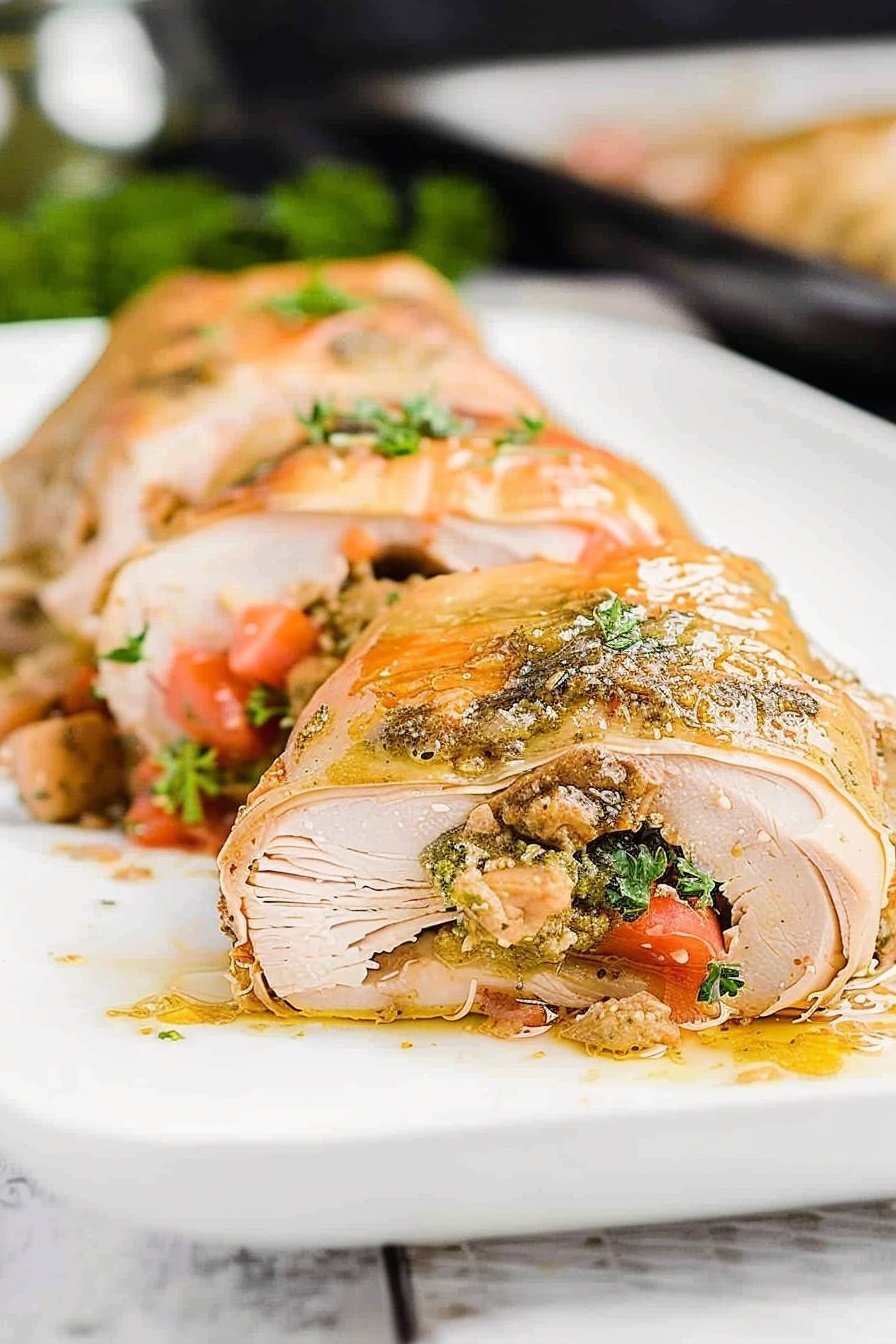 Savory Poultry Parcels: Flaky, juicy, golden perfection.