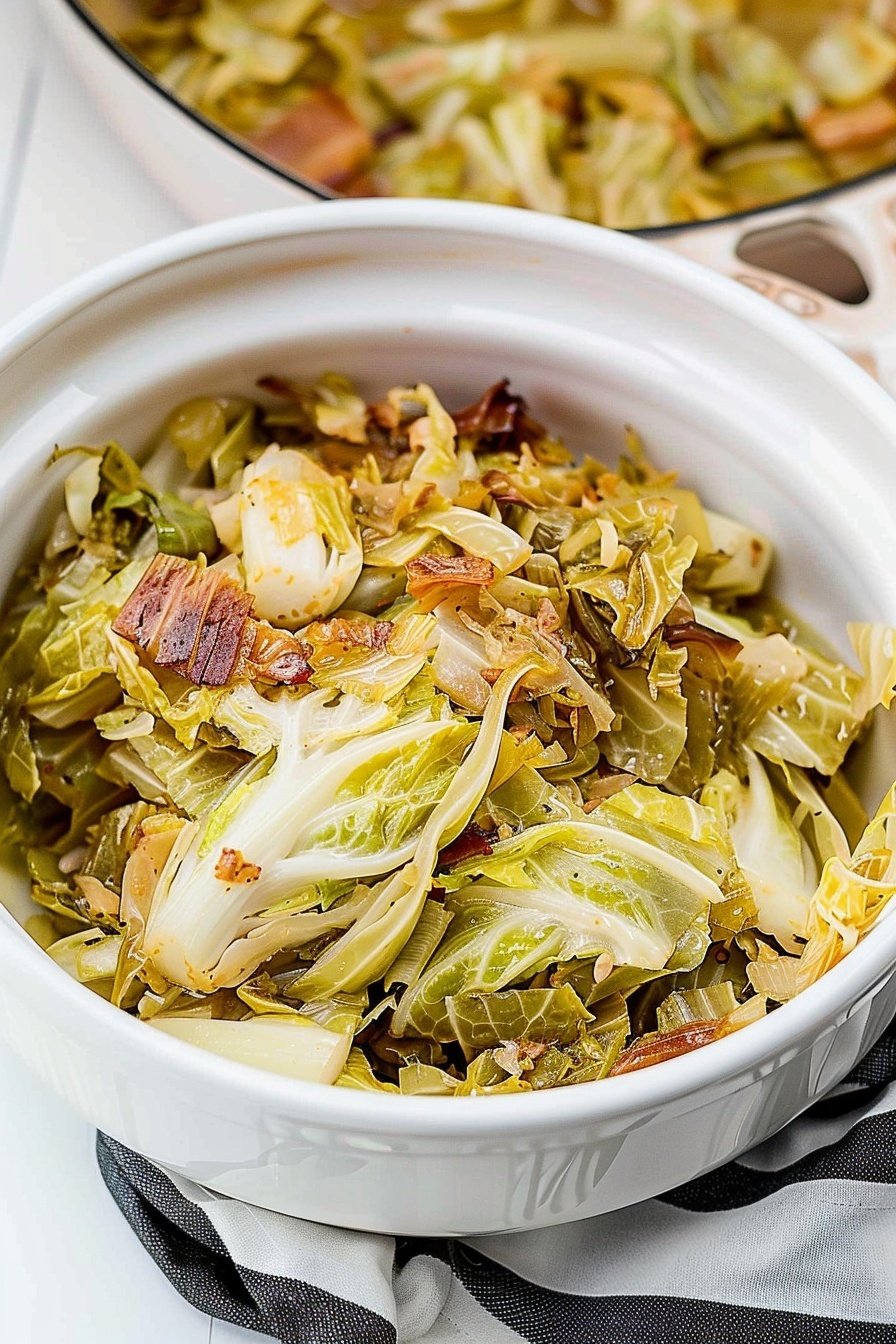 Savory Skillet Cabbage: Caramelized onion-kissed cabbage.