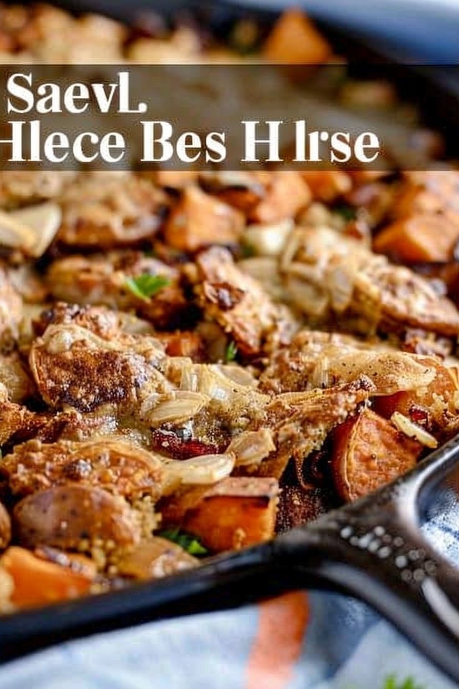 Savory Sweet Potato Hash: Crispy, savory, and sweet.