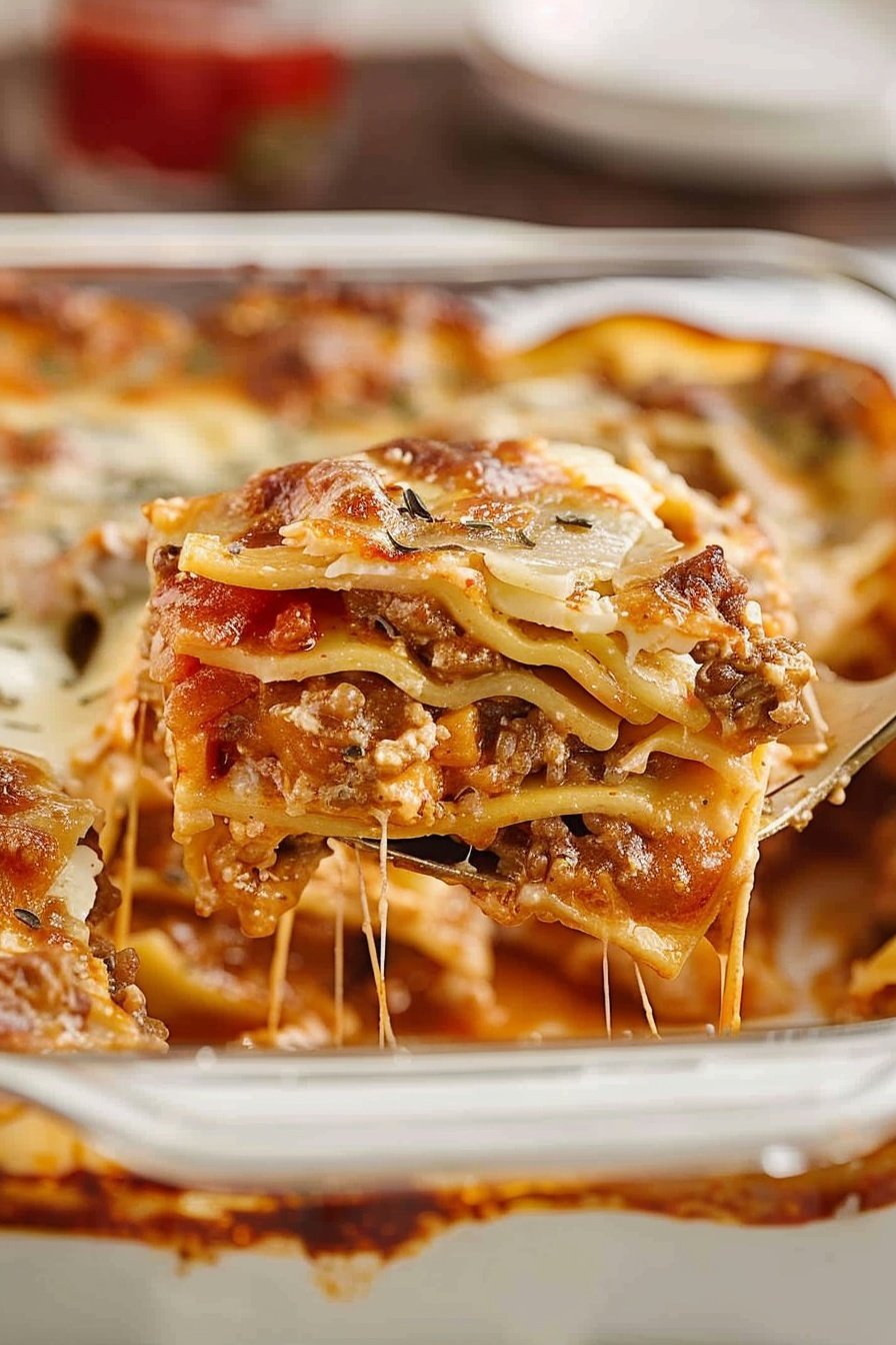 Simple Layered Casserole: Layers of savory goodness