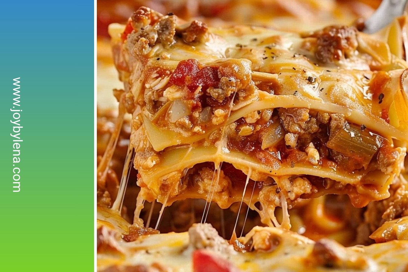 Simple Layered Casserole: Layers of savory goodness: