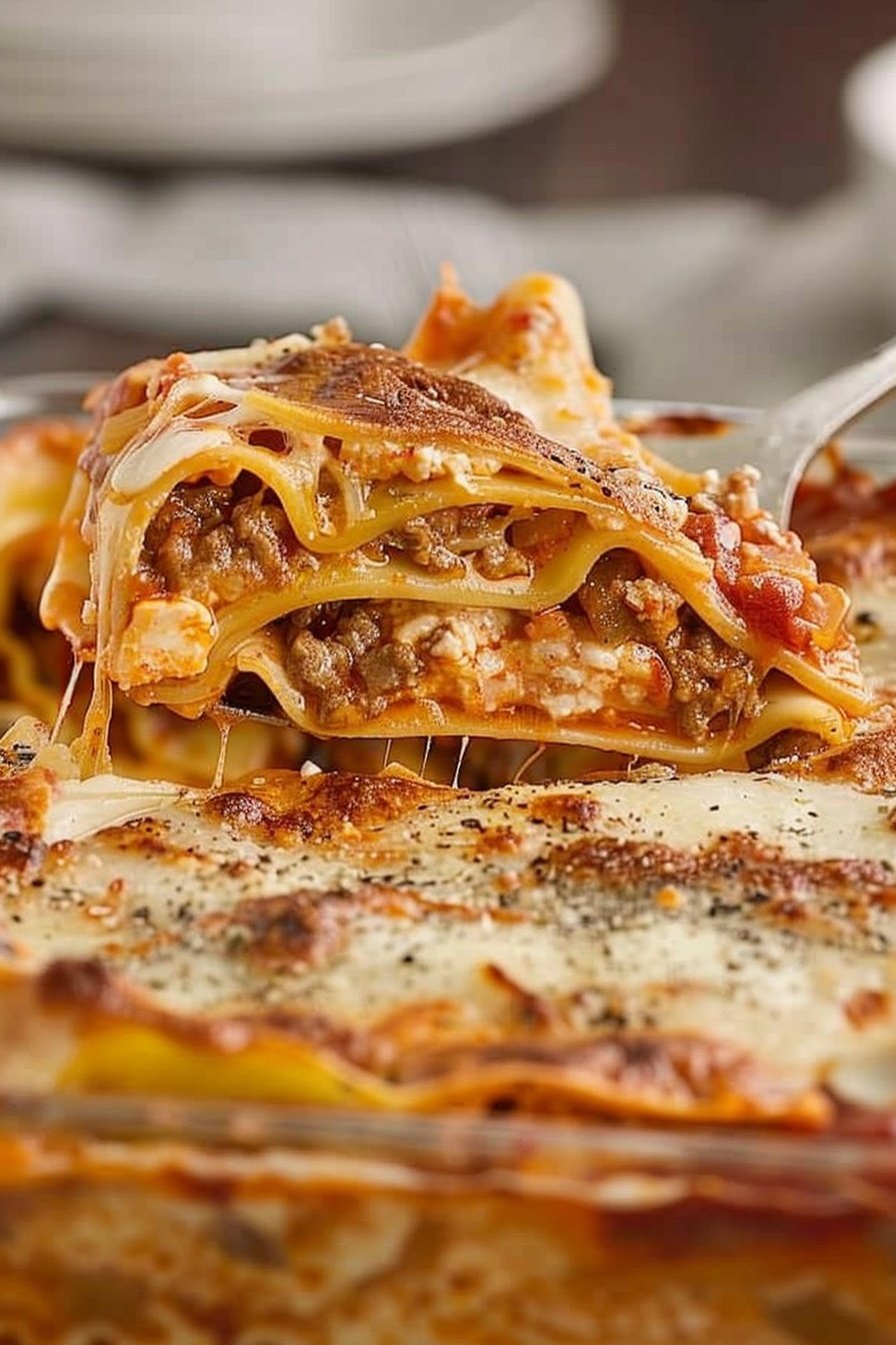 Simple Layered Casserole: Layers of savory goodness