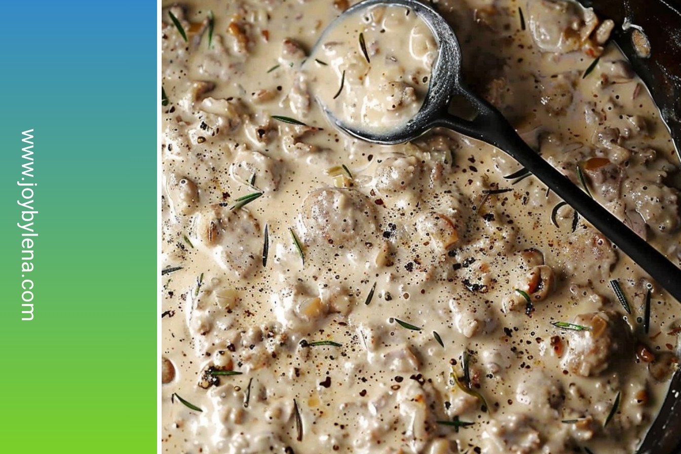 Simple Sausage Cream Sauce: Creamy, savory perfection.: