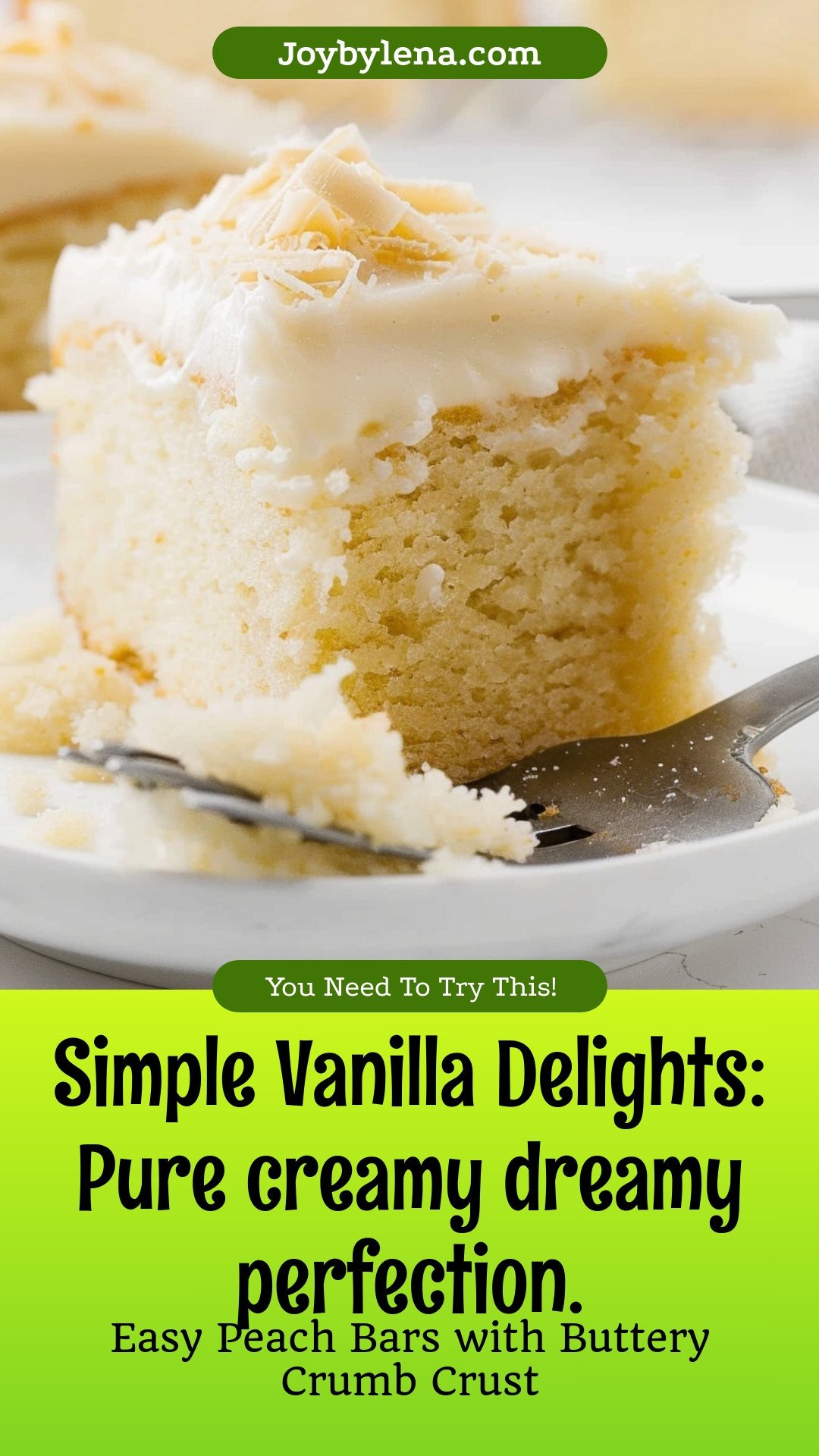 Simple Vanilla Delights: Pure creamy dreamy perfection.