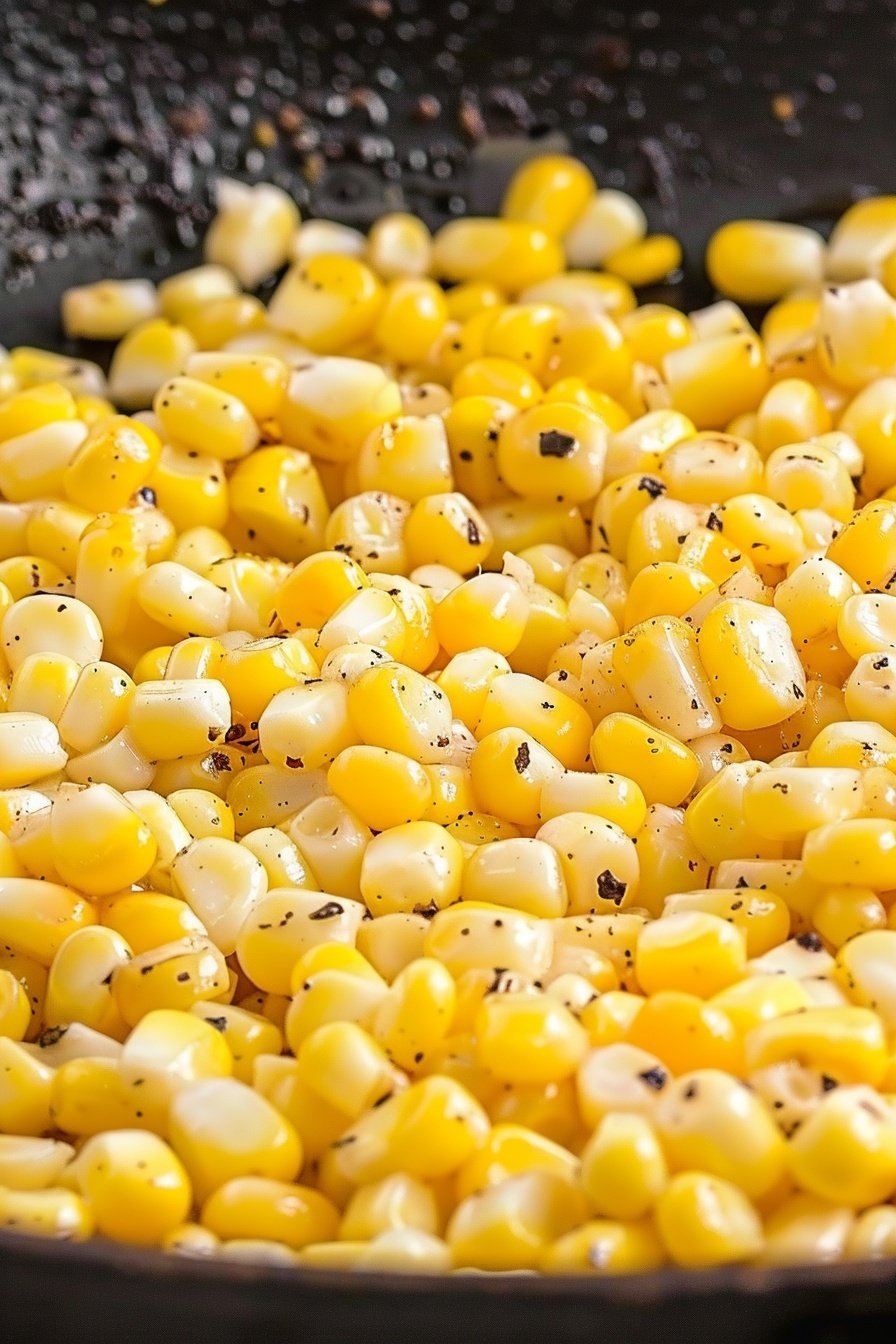 Skillet Honey Butter Corn: Sweet, buttery, golden bliss.