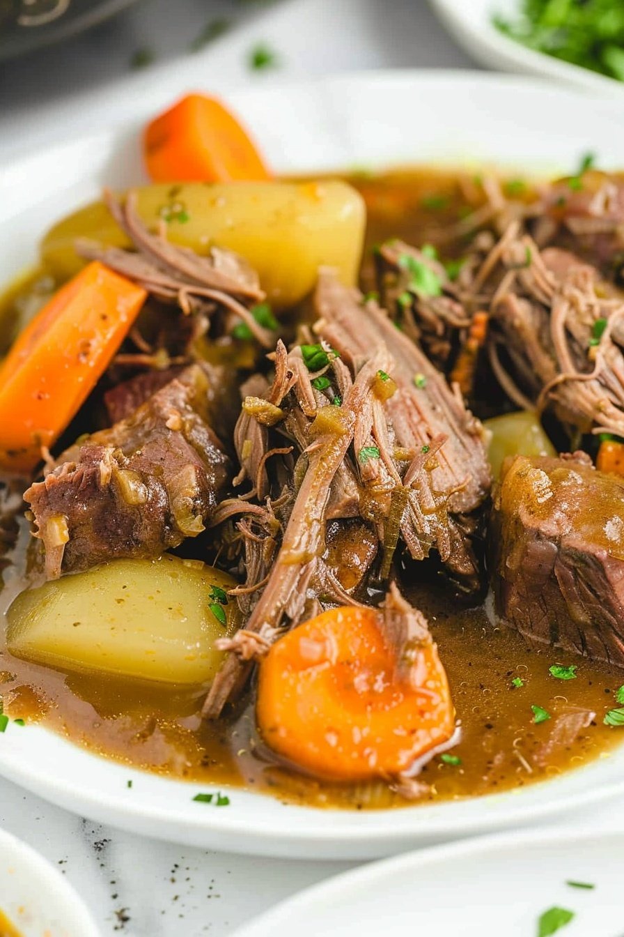 Slow Cooked Comfort: Fall-apart tender perfection.