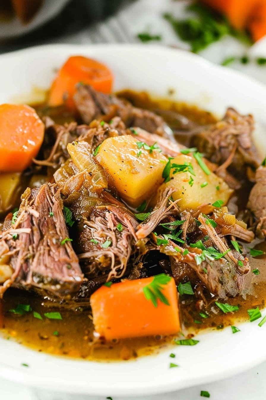 Slow Cooked Comfort: Fall-apart tender perfection.