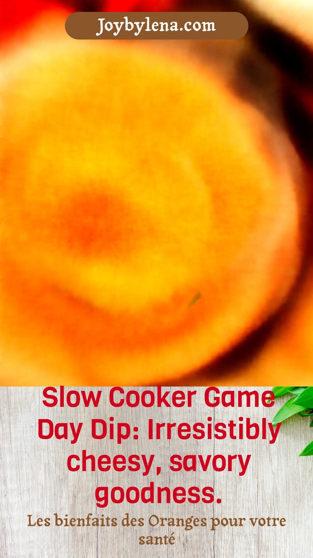 Slow Cooker Game Day Dip: Irresistibly cheesy, savory goodness.