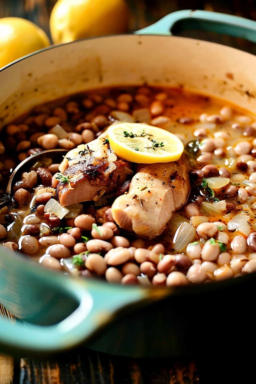 Slow Simmered Pot Likker: Liquid soulful Southern gold.